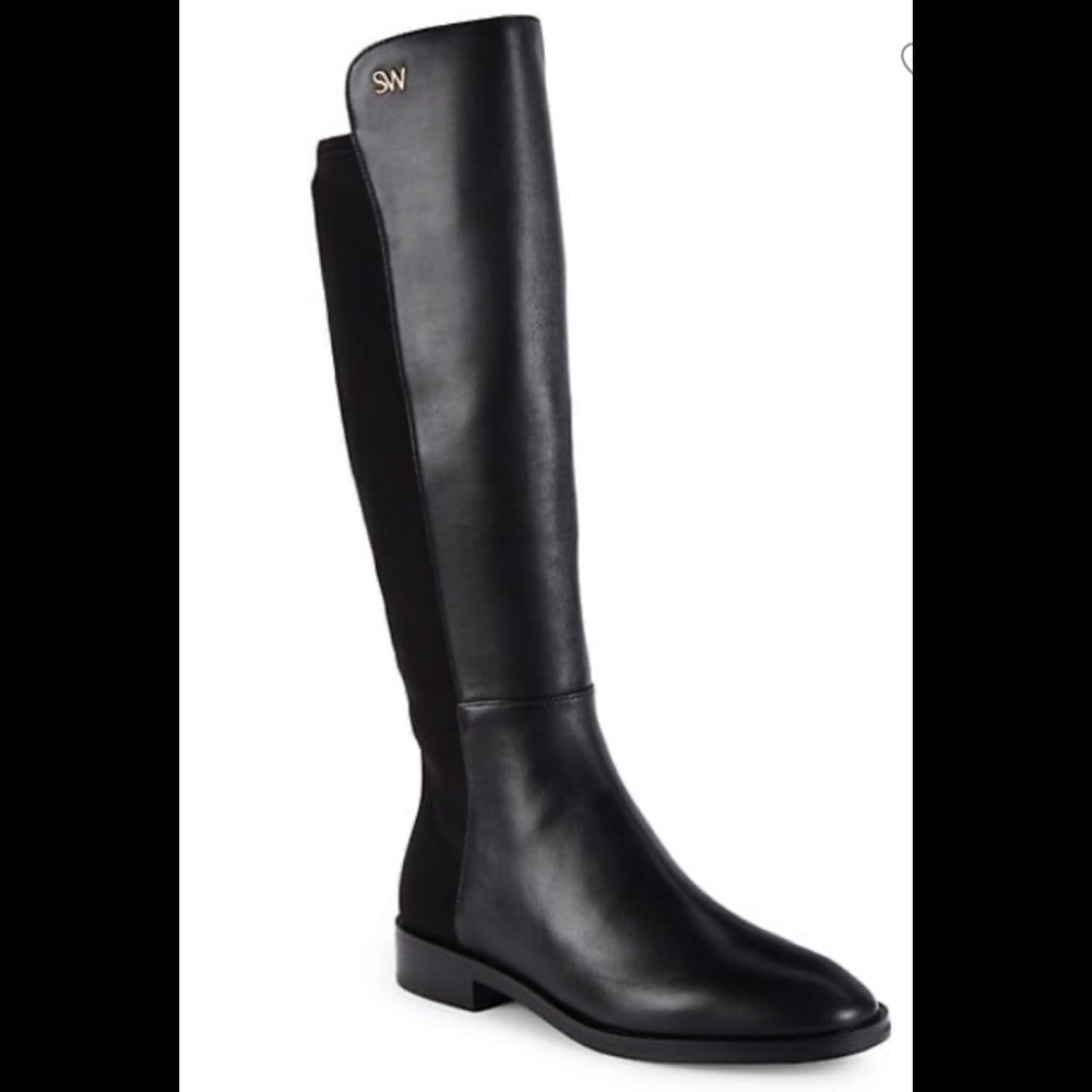 Keelan Leather Knee-High Boots